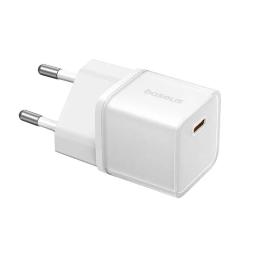 Baseus - Fali töltő (P10162503213-00) - GaN5S, Type-C, 20W - Fehér - 2