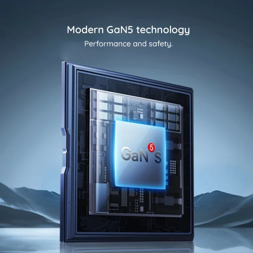 Baseus - Fali Töltő (P10162503113-00) - GaN5S, Type-C, 20W - Fekete - 5