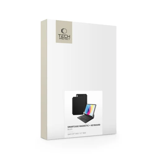 Tech-protect Smartcase Magnetic + Billentyűzet iPad 10.9" 10 / 2022 / 11" 11 / 2025 Fekete tok - 12