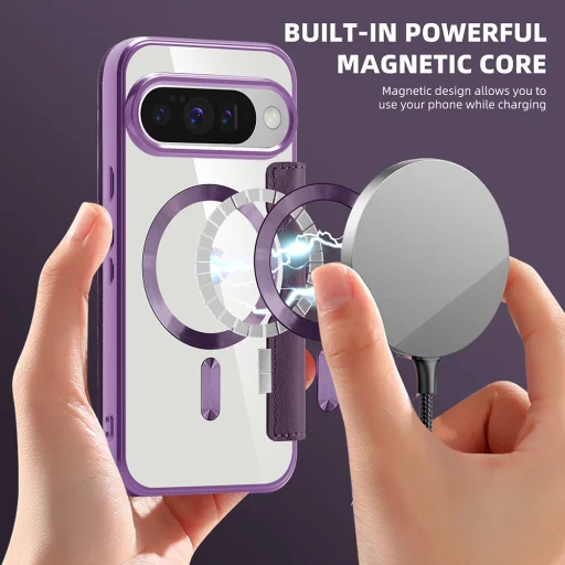 SmartMag Book Tok - Techsuit - Google Pixel 10 / 10 Pro - Lila. tok - 6