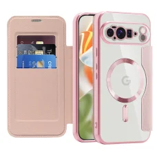 Google Pixel 10 Pro XL - SmartMag könyvtok - Pink - Techsuit. tok