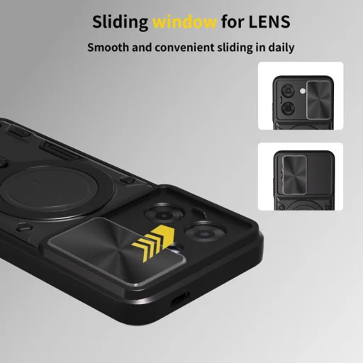 Okostelefon védőtok - Techsuit CamGuard Pro - Xiaomi Redmi A5 4G (Regionális) - Fekete. tok - 3