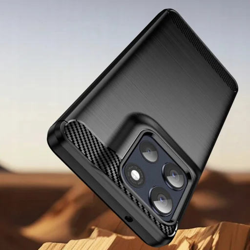 Motorola Moto G86 - Techsuit - Carbon Silicone - Fekete tok - 7