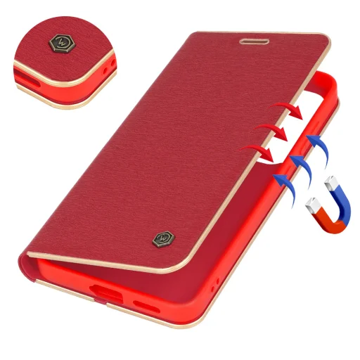 Wonder Frame tok Samsung Galaxy S24 Ultra vörös - 6