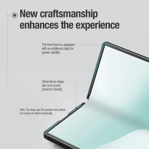  Samsung Galaxy Z Fold 7 fekete Nillkin Super Frosted FOLD hátlap tok - 4