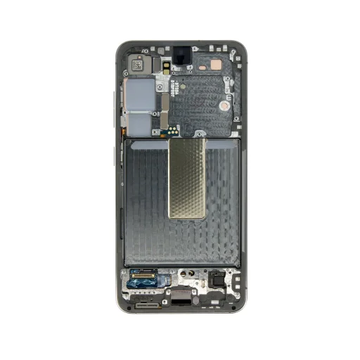 LCD kijelző + Érintőegység + Előlapi borítás Samsung S911 Galaxy S23 Zöld (Szervíz csomag) - 2