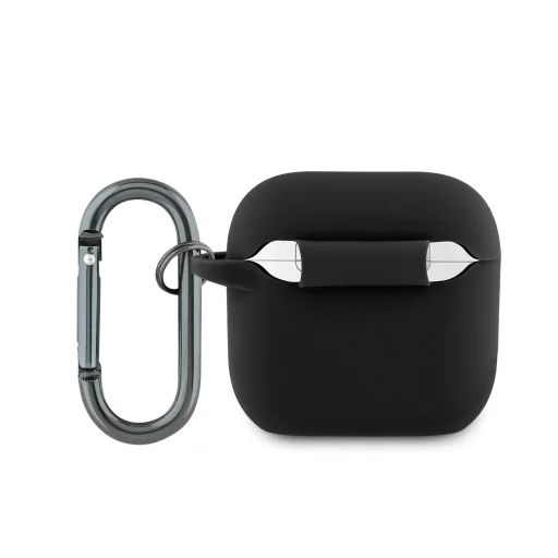  AirPods 4 fekete Lacoste Liquid Silicone Croc Logó tok - 2