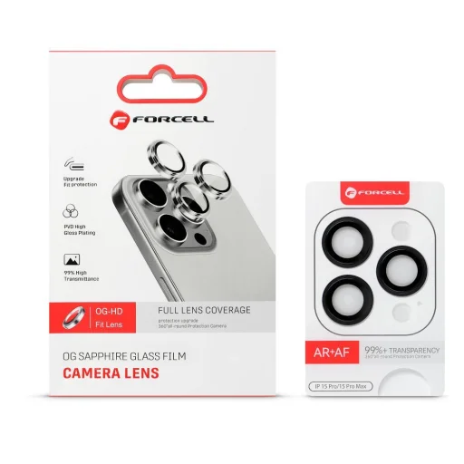 Forcell Premium Kamera Lencse Edzett Üveg - Samsung Galaxy S24 Ultra Sárga üvegfólia - 2