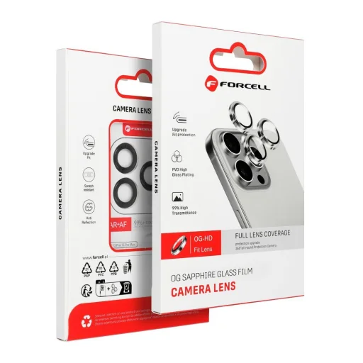 Forcell Premium Kamera Lencse Edzett Üveg - Samsung Galaxy S24 Ultra Sárga üvegfólia - 1