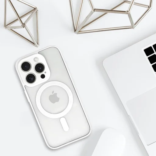 Acrylic Color Magsafe tok Samsung Galaxy S24 FE fehér - 5