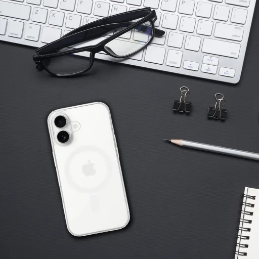  iPhone 17 Átlátszó Mágneses fliptok - 5