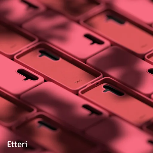 Etteri Szilikon Mag tok Samsung Galaxy S25 Edge málna tok - 8