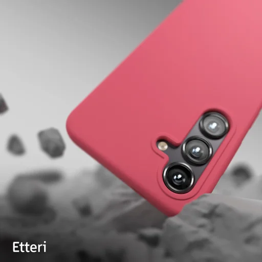 Etteri Szilikon Mag tok Samsung Galaxy S25 Edge málna tok - 9