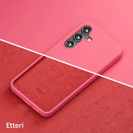 Etteri Szilikon Mag tok Samsung Galaxy S25 Edge málna tok - 10