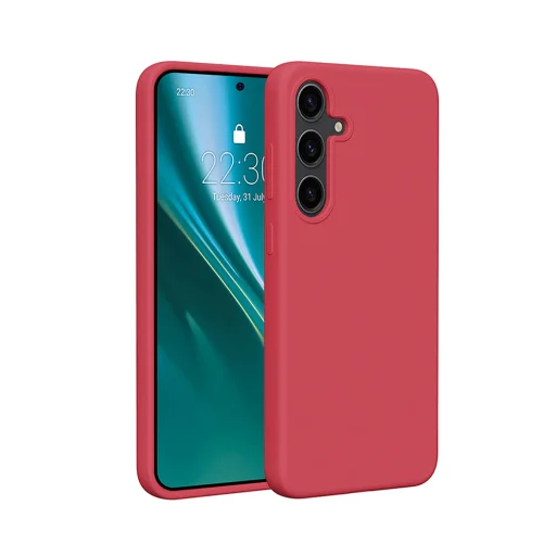 Etteri Szilikon Mag tok Samsung Galaxy S25 Edge málna tok - 1