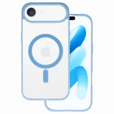  iPhone 17 Air világoskék Akril színű Magsafe tok