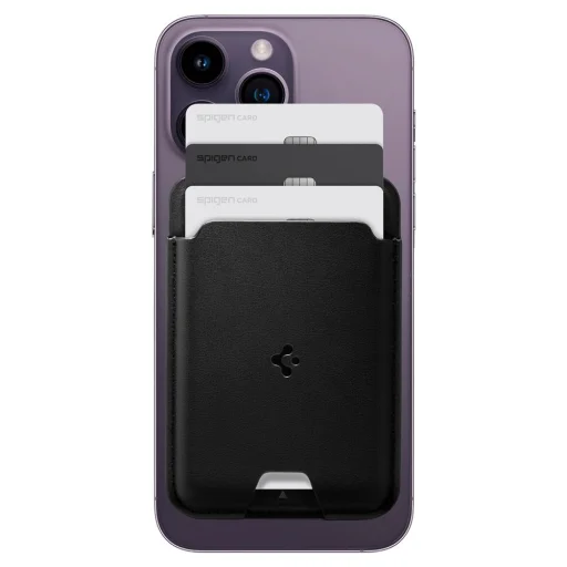 Spigen Valentinus Pro MagSafe pénztárca Fekete - 2