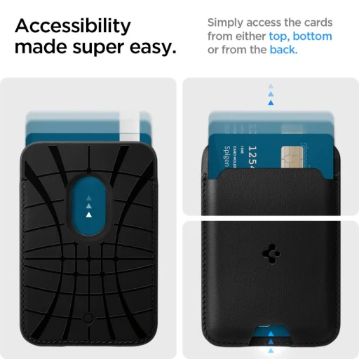 Spigen Valentinus Pro MagSafe pénztárca Fekete - 17