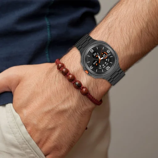 Tech-protect Stainless Samsung Galaxy Watch 8 / Classic (40 / 44 / 46 Mm) Ezüst óraszíj - 4