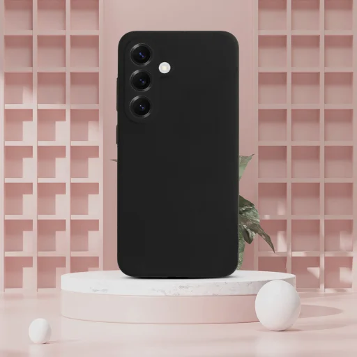 MagColor Pure fliptok Samsung Galaxy S25 Edge fekete tok - 5