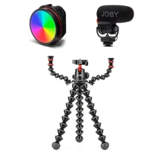 Joby Gorillapod Rig + Joby Wavo Plus + Joby Beamo Reel Color Kit