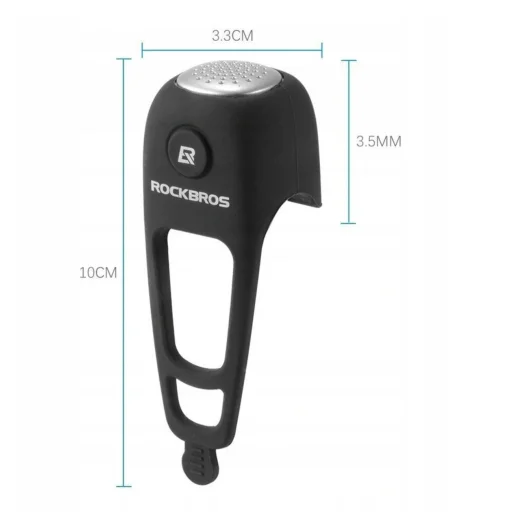 Rockbros CB1709BK elektronikus bicikli csengő - fekete - 4