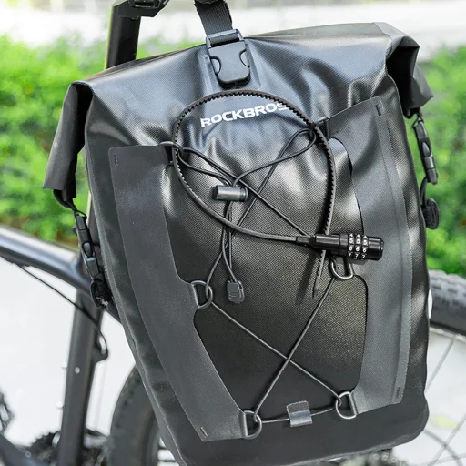 Rockbros 3240001001 biciklizár kombinációs - fekete - 10