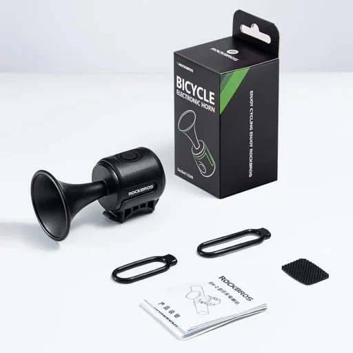Rockbros 34210002001 elektronikus kerékpáros csengő - fekete - 6