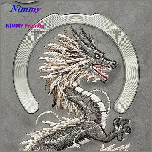 Nimmy Dragon MagSafe iPhone 16 tok - Szürke - 8