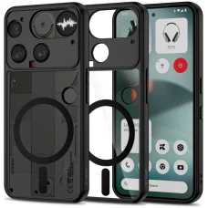 Tech-protect Magmat Magsafe Nothing Phone 3 Fekete/átlátszó tok