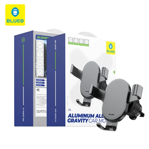 Blueo - Autós tartó - légbeömlőre, alumínium ötvözet - fekete - 2