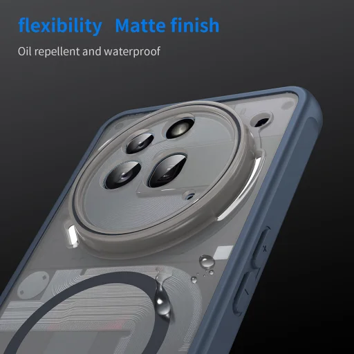  HaloFrost II MagSafe Techsuit - Navy Blue - Nothing Phone (3a) Pro számára. tok - 6