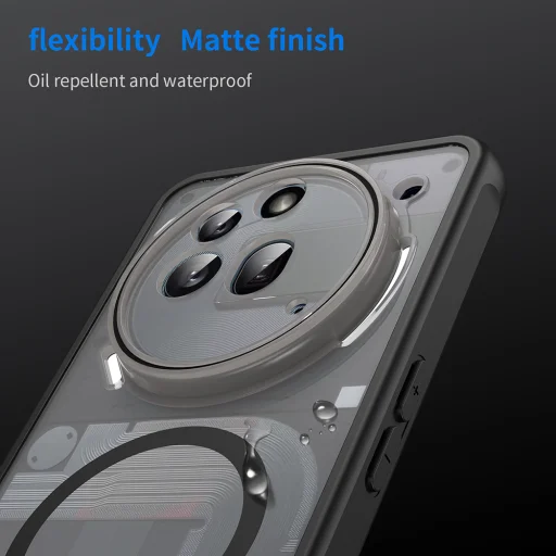  Techsuit - HaloFrost II MagSafe tok - Nothing Phone (3a) Pro - Fekete - 6