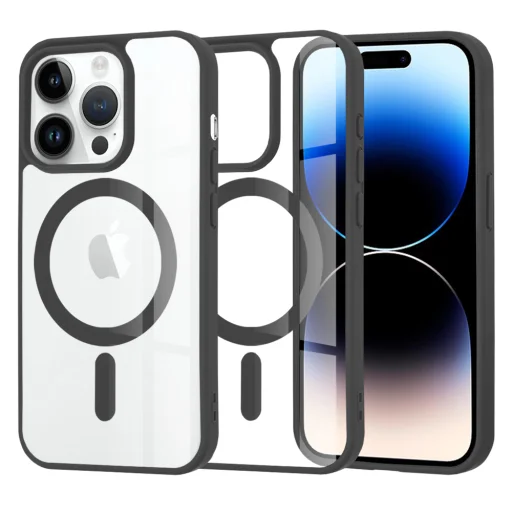  iPhone 14 Pro - Techsuit - MagSafe Pro - Fekete tok - 1