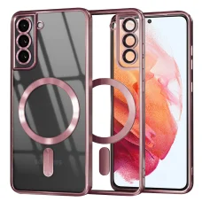 Samsung Galaxy S21 5G - Techsuit - Luxus Kri̇stal MagSafe tok - Pink