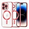 iPhone 14 Pro Techsuit - Luxus Kristály MagSafe - Piros. tok