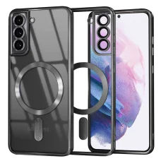 Samsung Galaxy S21 Plus 5G - Techsuit - Luxus Kristály MagSafe - Fekete. tok