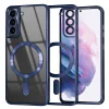 Techsuit - Samsung Galaxy S21 Plus 5G - Luxus Kristály MagSafe - Mélykék tok - 1