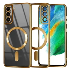 Techsuit - Luxus Kristály MagSafe - Samsung Galaxy S21 FE 5G - Arany tok