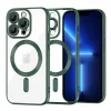 iPhone 13 Pro Max - Techsuit - Luxus Kristály MagSafe Tok - Mélyzöld tok thumbnail