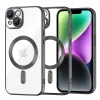 iPhone 14 - Techsuit - Luxus Kristály MagSafe - Fekete tok thumbnail