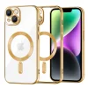 iPhone 14 - Techsuit - Luxus Kristály MagSafe - Arany tok thumbnail