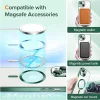 iPhone 14 Techsuit - Luxus Crystal MagSafe tok - Mélyzöld thumbnail
