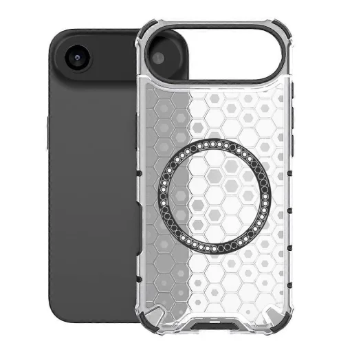  iPhone 17 Air Fehér - Techsuit - HoneyComb Shield MagSafe Tok - 2