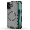 iPhone 17 Fekete Techsuit - HoneyComb Shield MagSafe tok