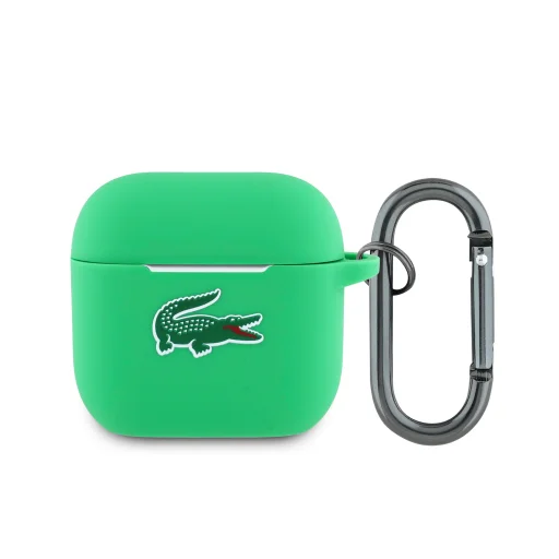  AirPods 4 Zöld Lacoste Liquid Silicone Croc Logo tok - 1