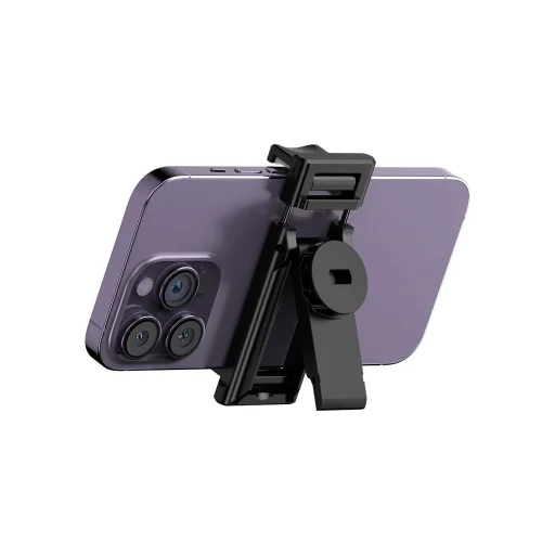 Selfie bot WC13YDS teleszkópos tripod 1,3m dupla lámpával és telefontartóval - fekete - 10