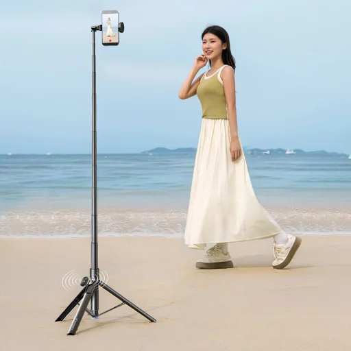 Selfie bot Wozinsky WRZP1 automatikus lábakkal, tripod funkcióval, 1,7m - fekete - 13