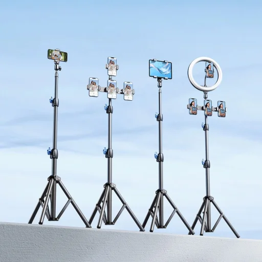 Wozinsky WRLD-00Y1S tripod strapabíró szénacél tripod 1.7m matt - fekete - 14