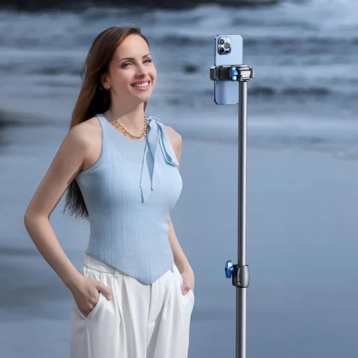 Wozinsky WRLD-00Y1S tripod strapabíró szénacél tripod 1.7m matt - fekete - 5